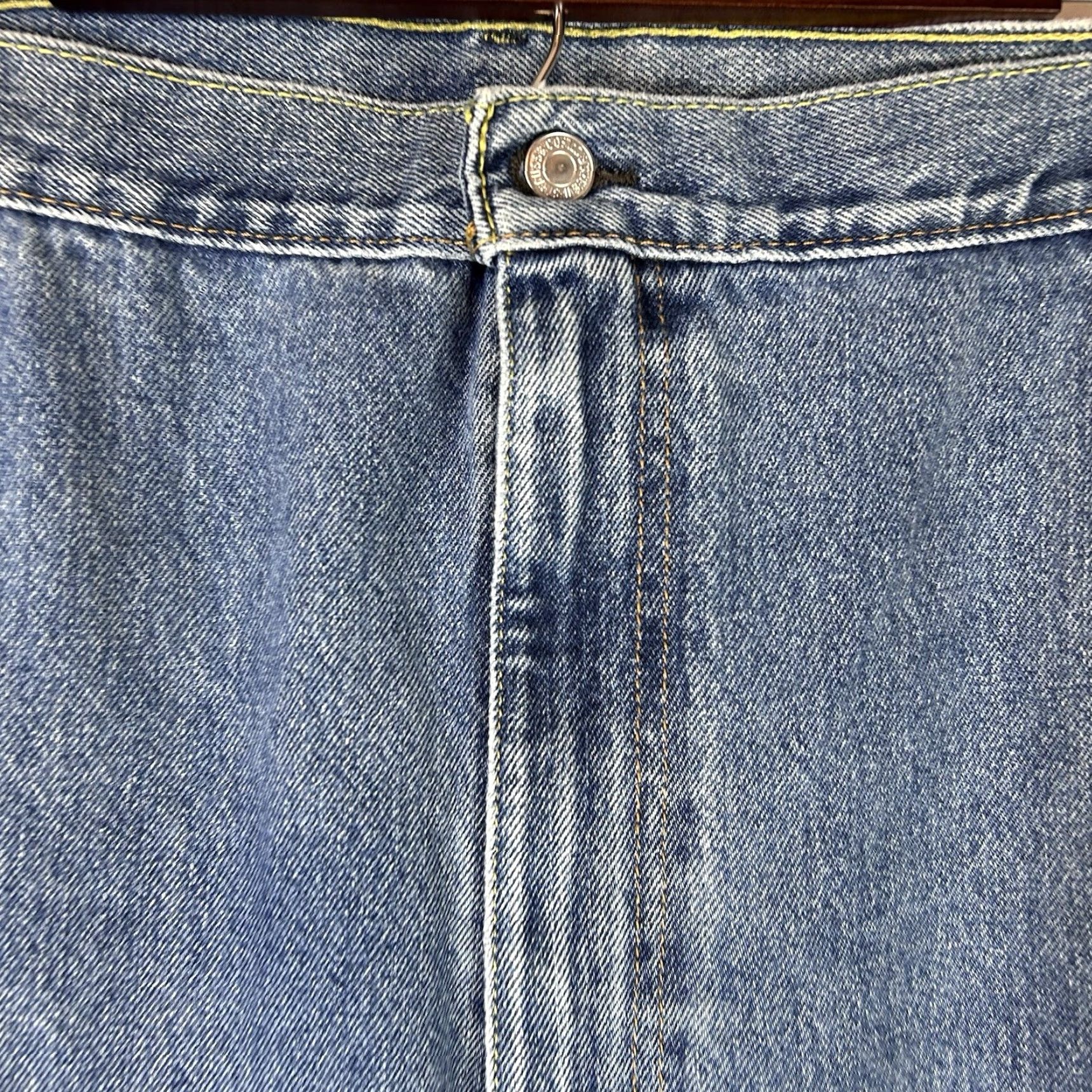 Levi's Levi's 505 Jeans Straight Regular Fit Men's Jeans Blue Size 54 x 32 Size US 38 / EU 54 - 3 Thumbnail