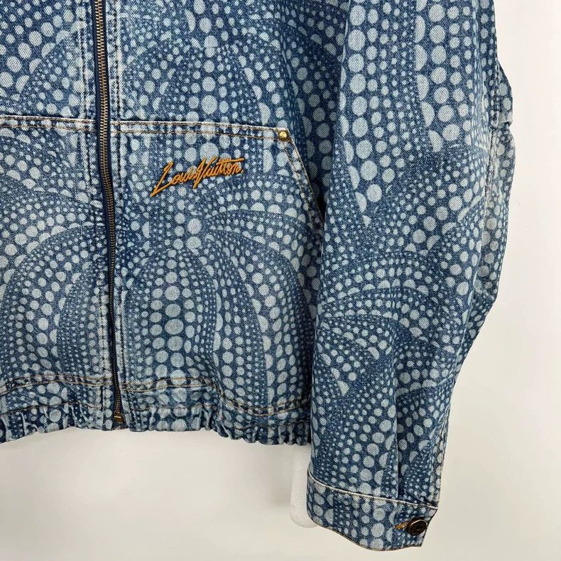 Louis Vuitton Louis Vuitton Yayoi Kusama Pumpkin Full Print Denim Jacket Size US M / EU 48-50 / 2 - 5 Thumbnail