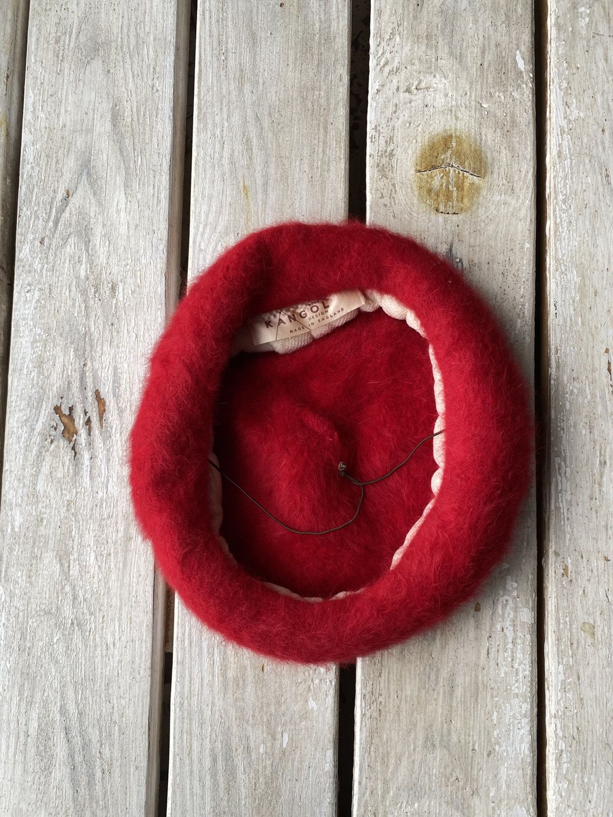 Designer × Kangol × Vintage Kangol England Vintage 90s Wool Beret Hat Cap Size ONE SIZE - 5 Thumbnail