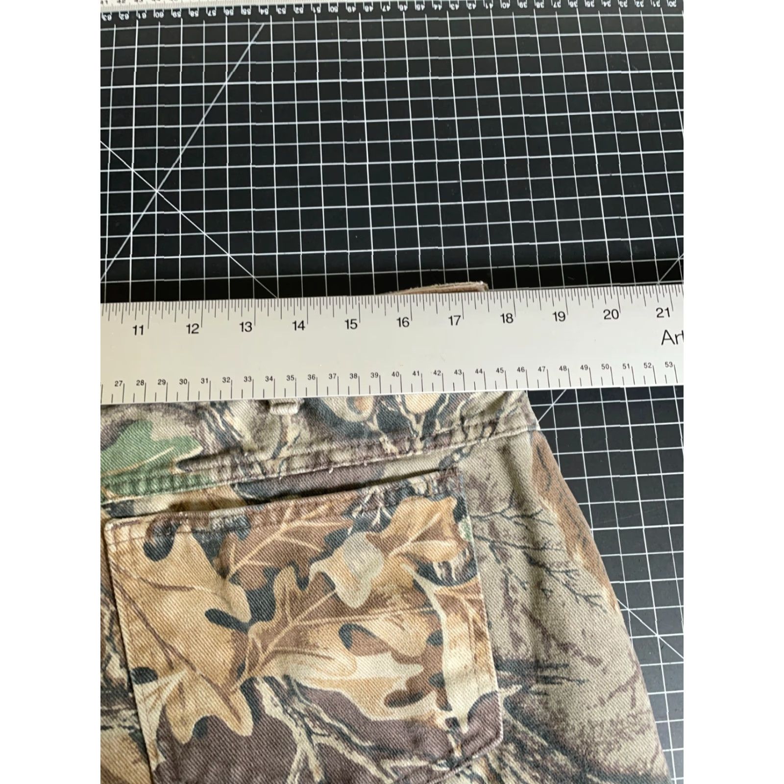 Walls VINTAGE Walls Camouflage Jeans Men's 36 x 31 Regular Straight 5-Pocket Denim Green USA Made Size US 36 / EU 52 - 5 Thumbnail