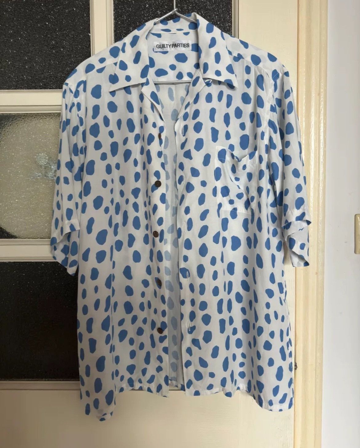 Wacko Maria wacko Maria blue leopard print shirt - DMC Size US S / EU 44-46 / 1 - 1 Thumbnail