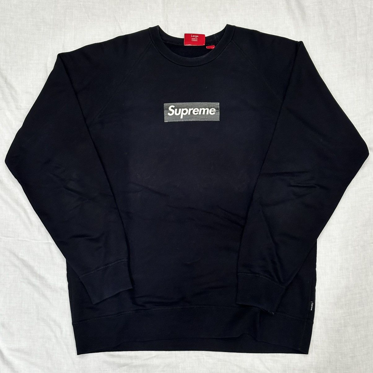 2007 Black Box Logo Crewneck