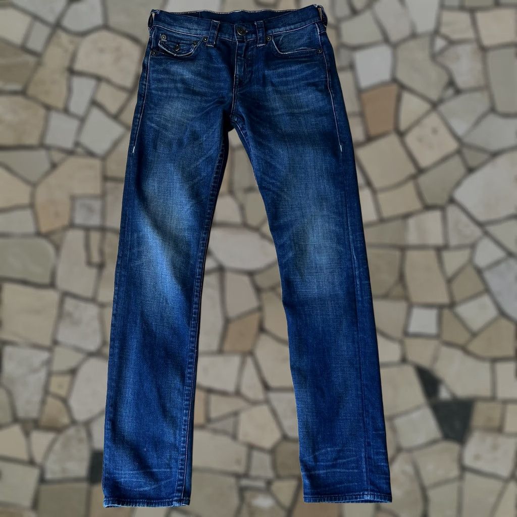 True Religion True Religion Geno Relaxed Slim Denim Blue Jean Men’s 30 Casual Straight 5-Pocket Pocket Stretch Size US 30 / EU 46 - 1 Thumbnail