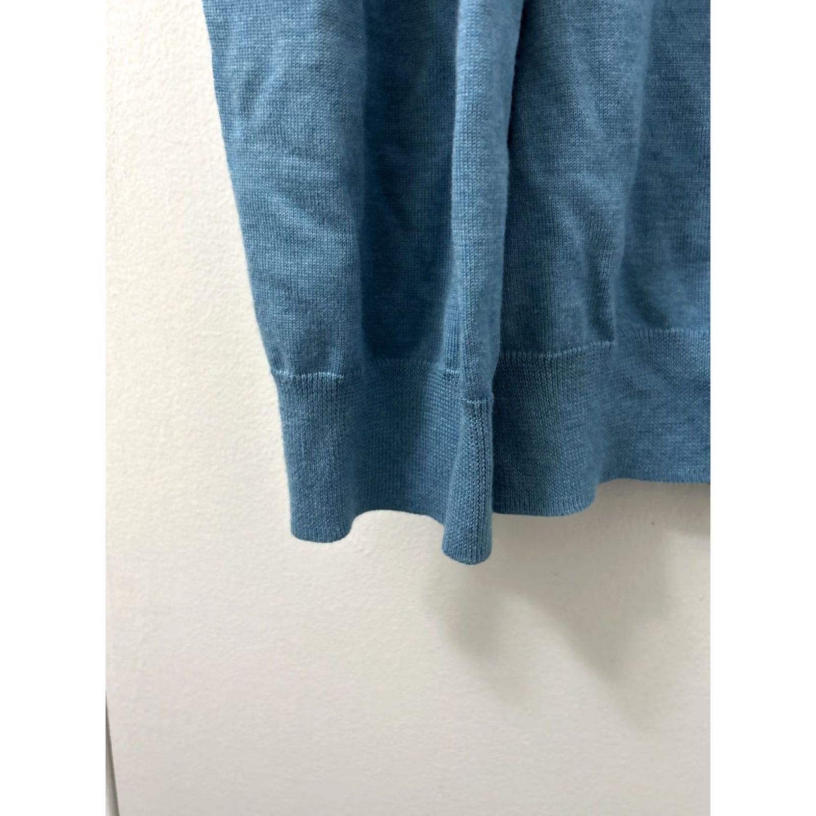 Brooks Brothers Brooks Brothers Sweater Mens 2XL Blue Supima Cotton V-Neck Pullover Sweatshirt Size US XXL / EU 58 / 5 - 4 Thumbnail