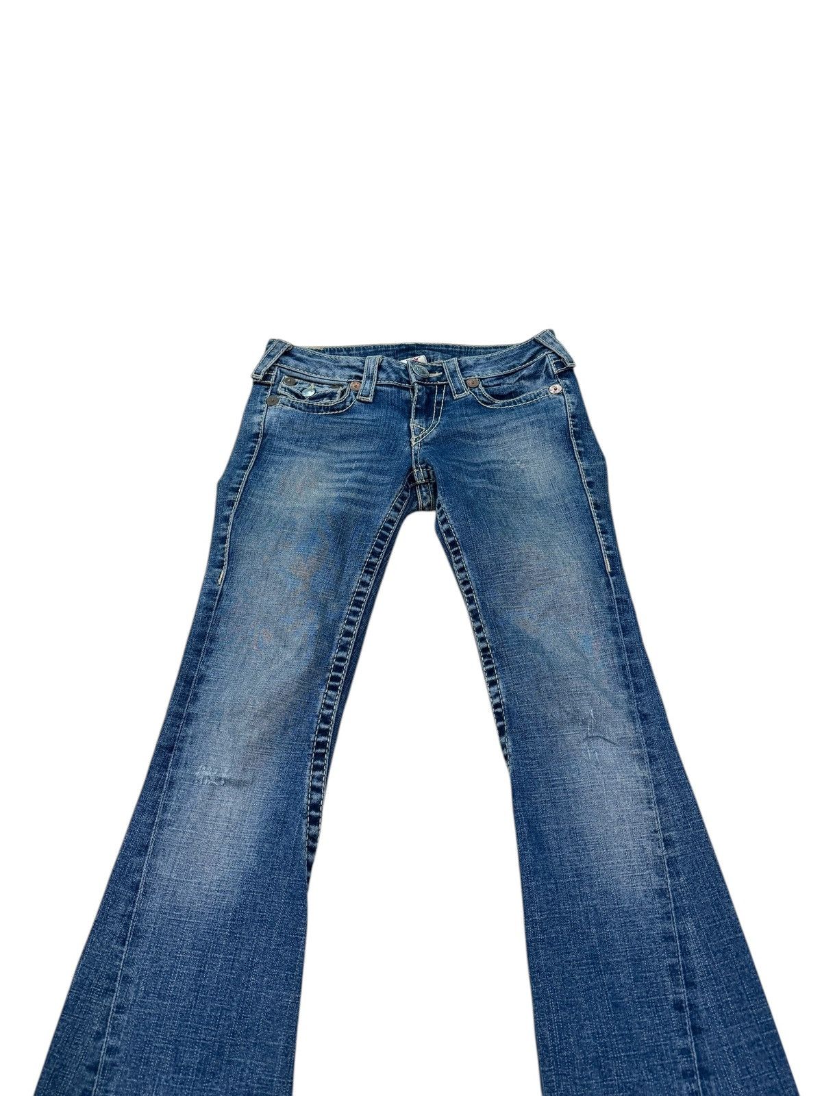 True Religion × Vintage VINTAGE TRUE RELIGION FLARE JEANS Size 28" / US 6 / IT 42 - 3 Thumbnail
