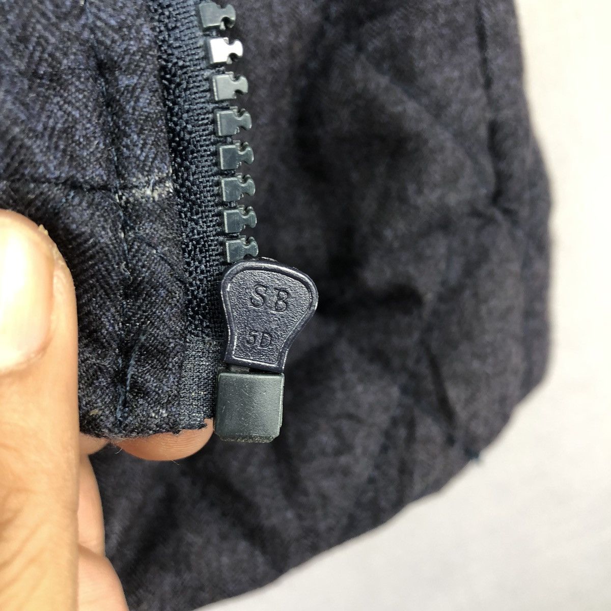 Vintage Vintage Japanese Brand Zipper Quilted Jacket Size M / US 6-8 / IT 42-44 - 7 Thumbnail