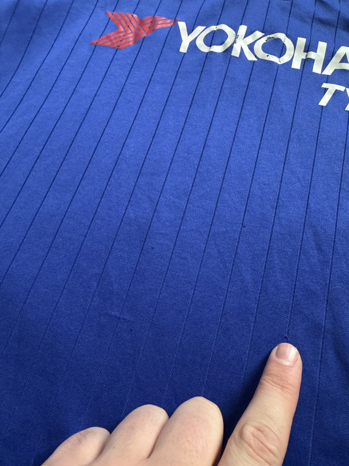 Vintage Yokohama tyres vintage Adidas tee rare jersey Chelsea Size US L / EU 52-54 / 3 - 7 Thumbnail