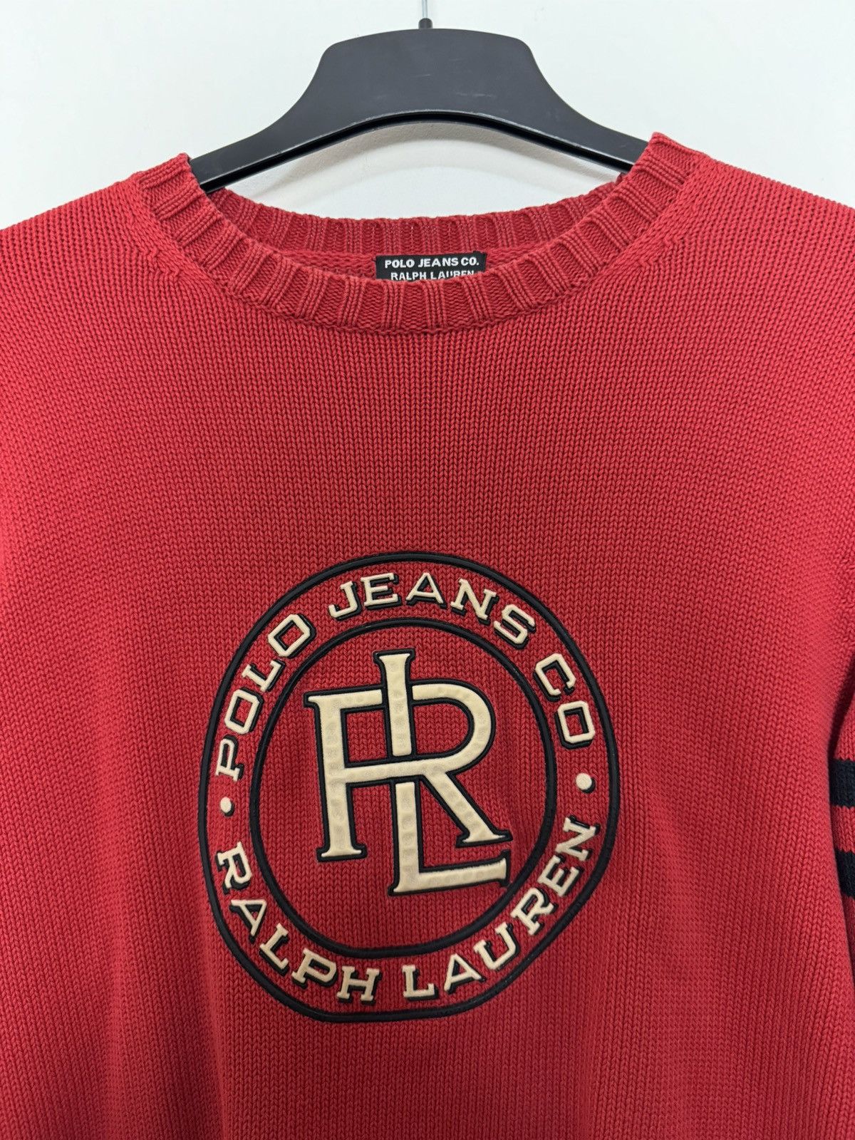 Ralph Lauren Vintage Polo Ralph Lauren red sweater polo jeans co label Size US S / EU 44-46 / 1 - 3 Thumbnail