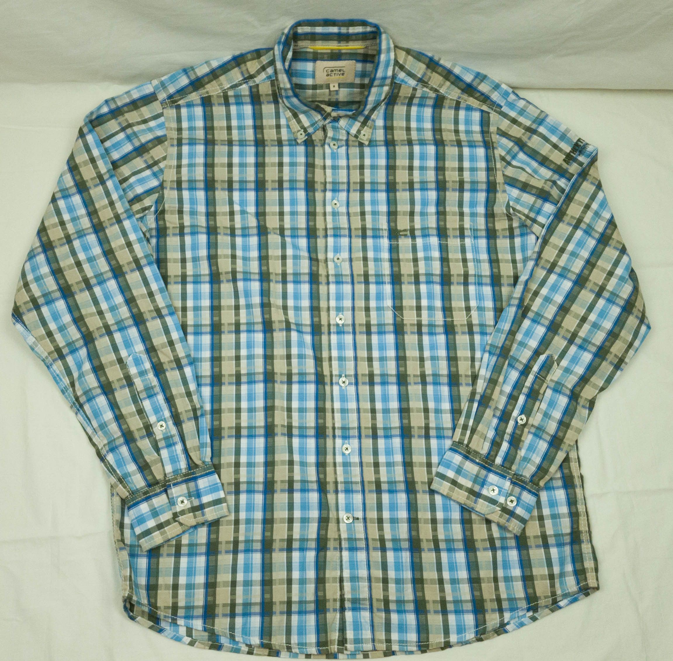 camel active CAMEL ACTIVE SHIRT LONG SLEEVE COTTON SIZE L (LABEL M) Size US L / EU 52-54 / 3 - 3 Thumbnail