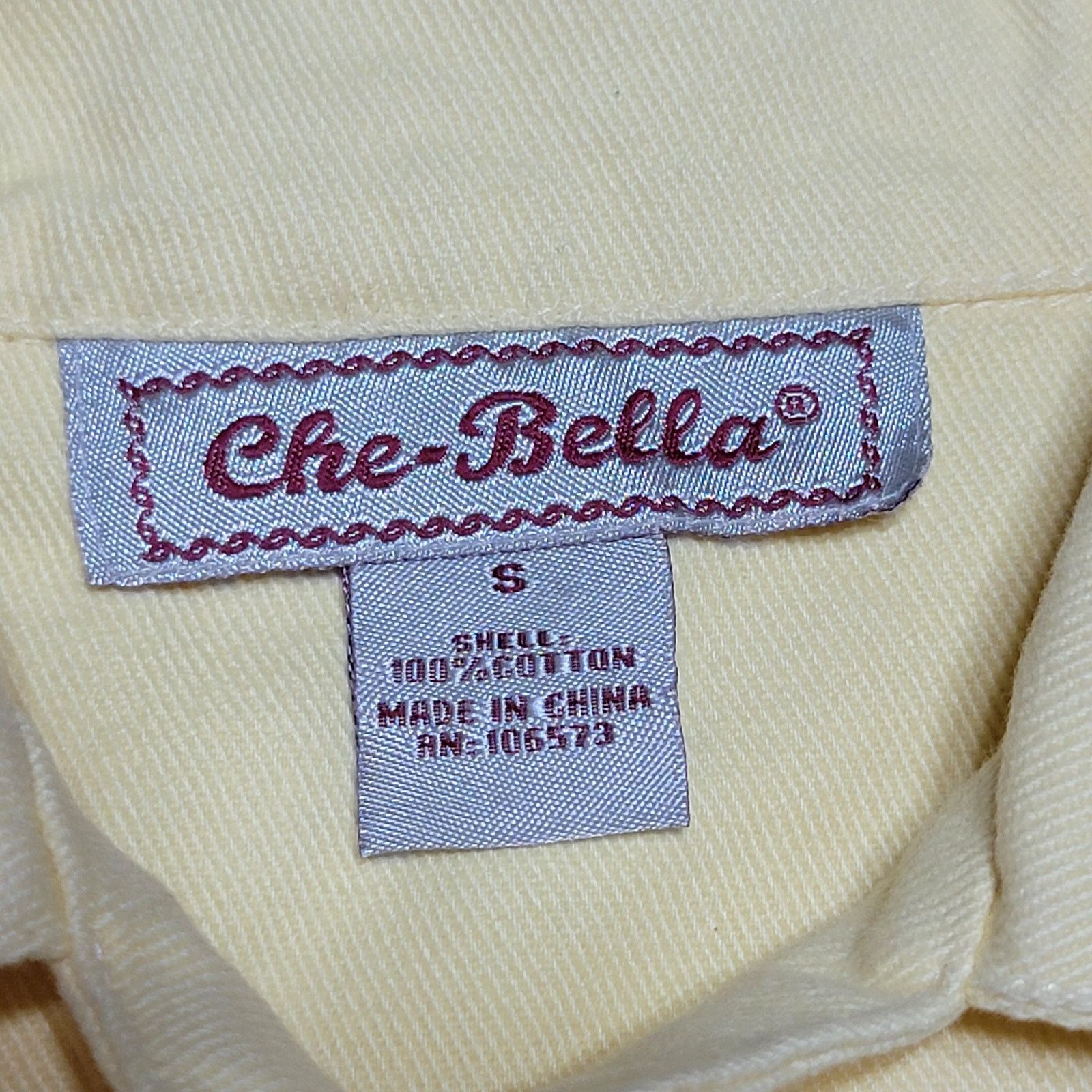 Other Che-Bella Demin Button Jacket w/ Bling Tiger on Back - Small Size S / US 4 / IT 40 - 6 Thumbnail