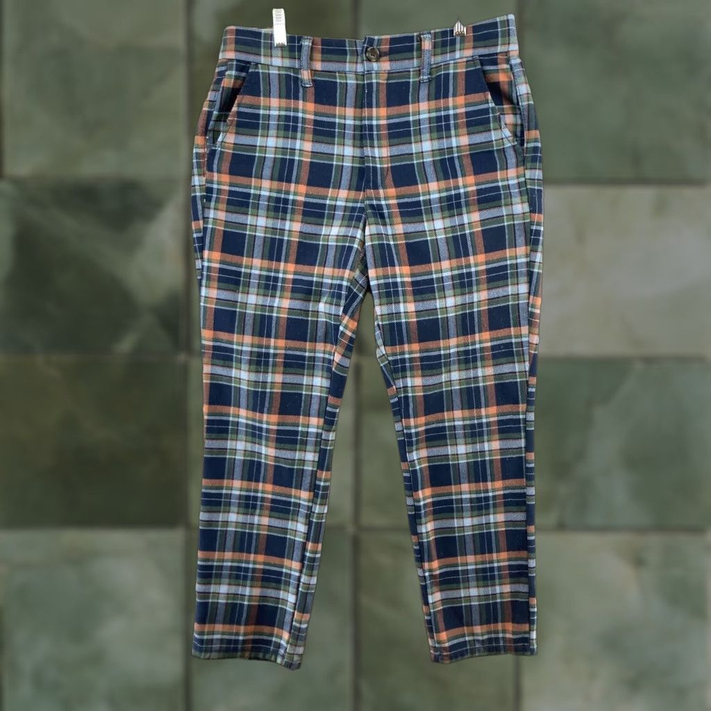 American Eagle Outfitters American Eagle Outfitters Womens Pants 8 REG Plaid Jegging Super Stretch Preppy Size 30" / US 8 / IT 44 - 1 Thumbnail