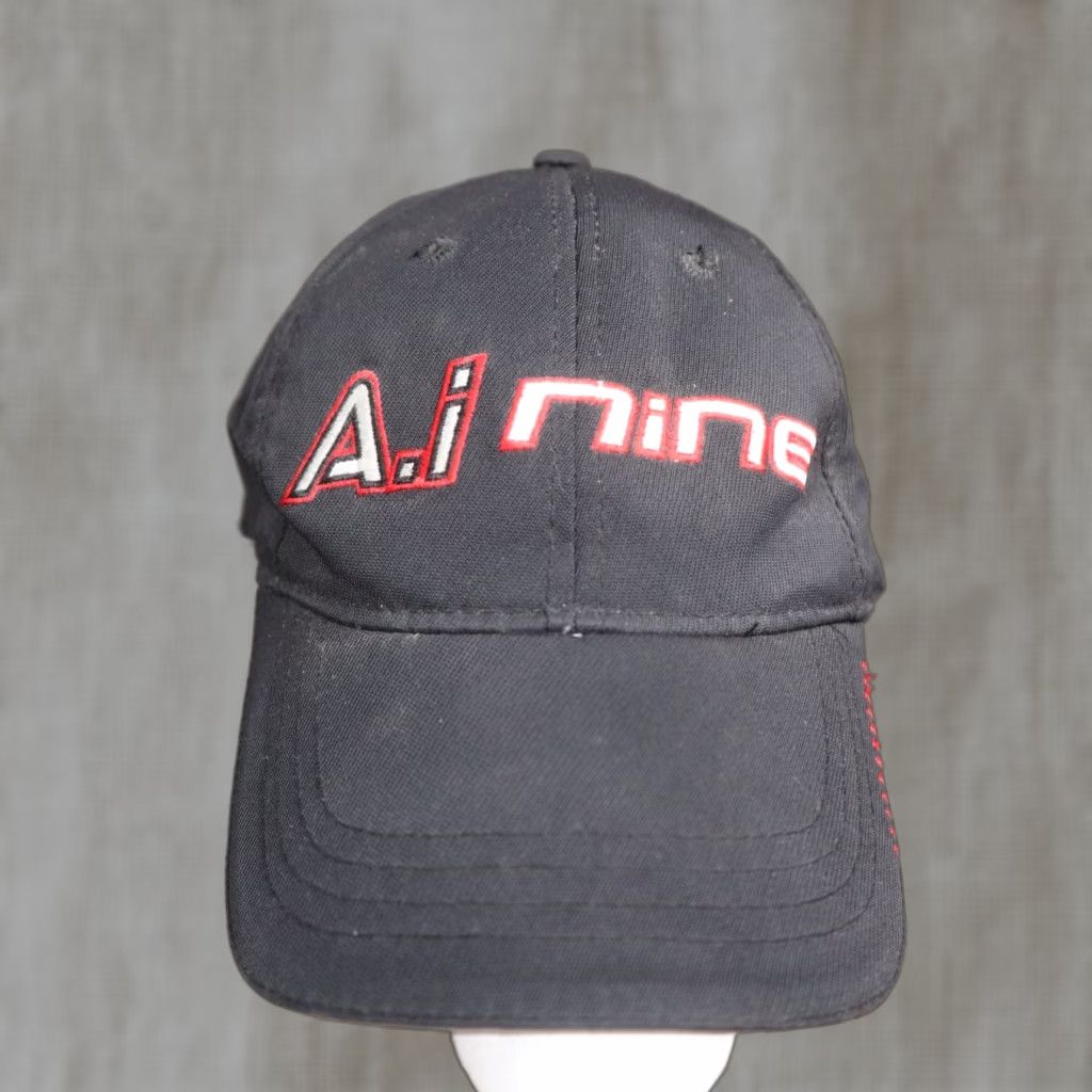 Vintage Unbranded Hat A.I Nine Black Adjustable Hat Cap Baseball Embordered Mens Camouflage Hunting Casual Cotton Cap Size ONE SIZE - 1 Thumbnail