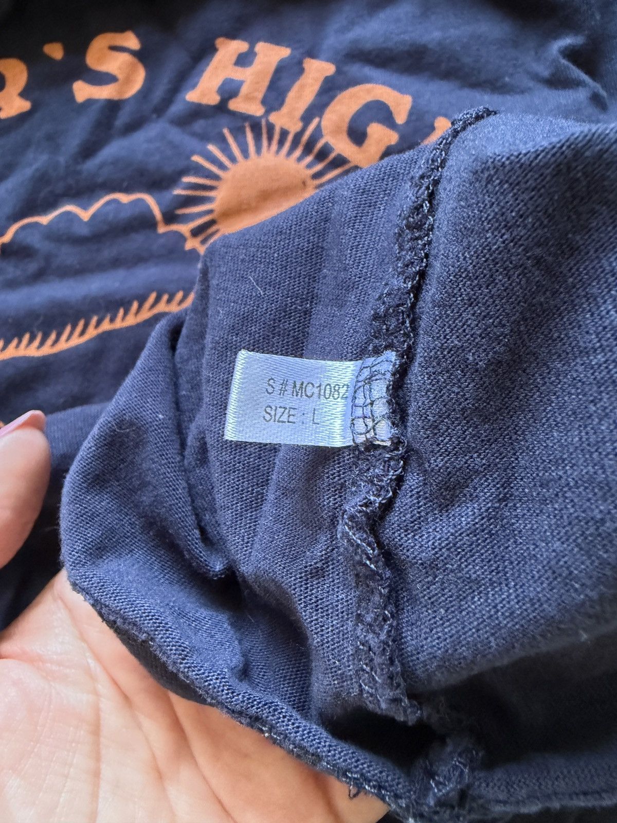 Mister Green Mister Green Life Store Runner's High Tee — Navy / Size L Size US L / EU 52-54 / 3 - 3 Thumbnail
