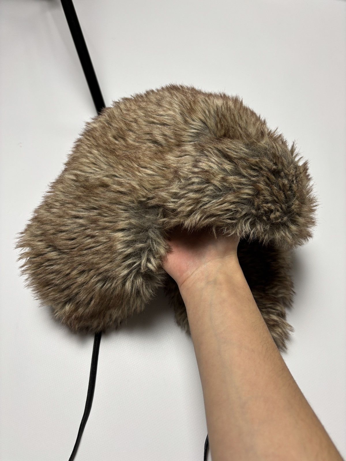 Japanese Brand Y2K VINTAGE USHANKA FAUX FUR HAT HYSTERIC GLAMOUR STYLE Size ONE SIZE - 4 Thumbnail