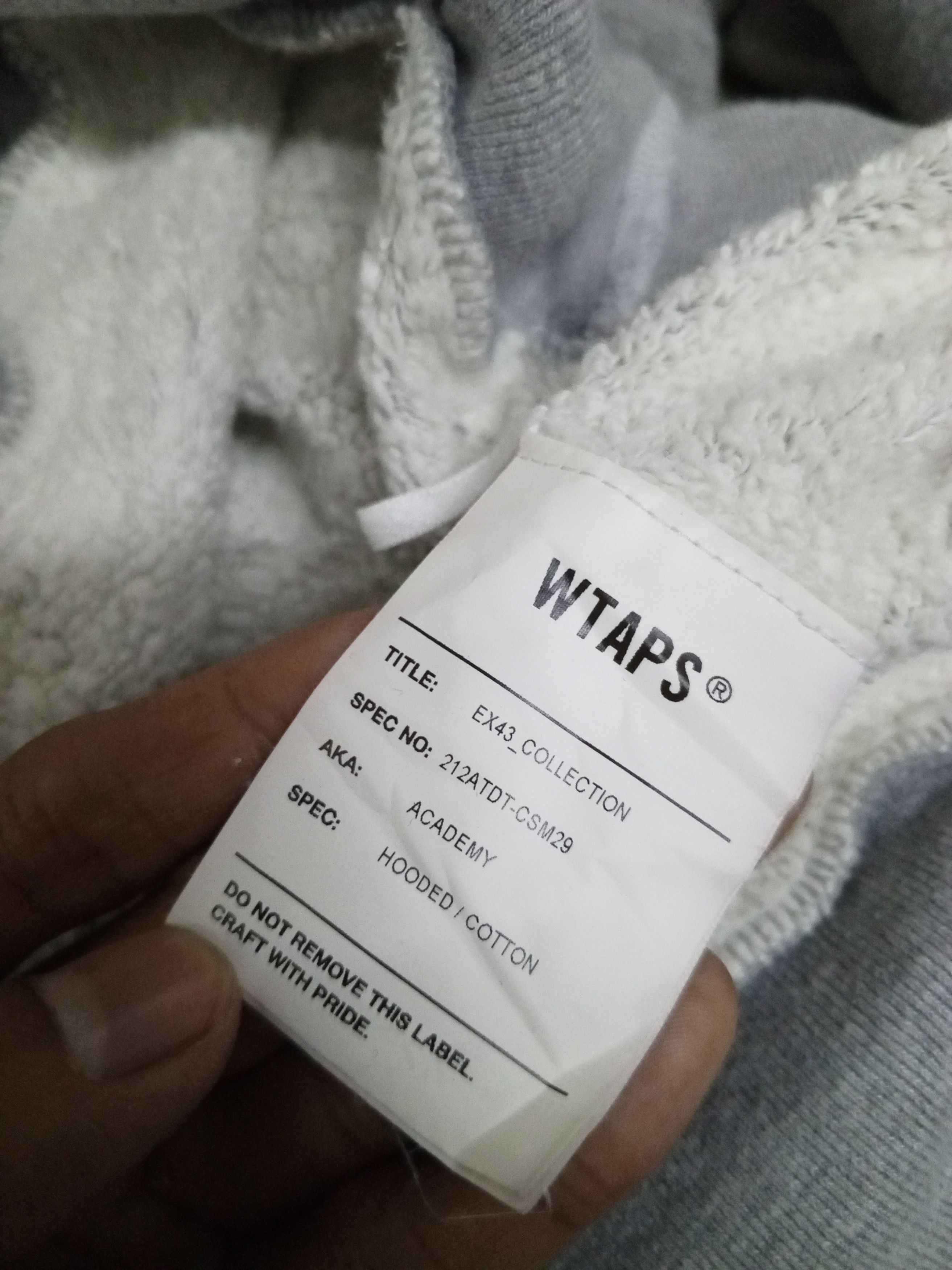 Wtaps DSPLN -Wtaps hoddie grey XL Size US XL / EU 56 / 4 - 11 Thumbnail