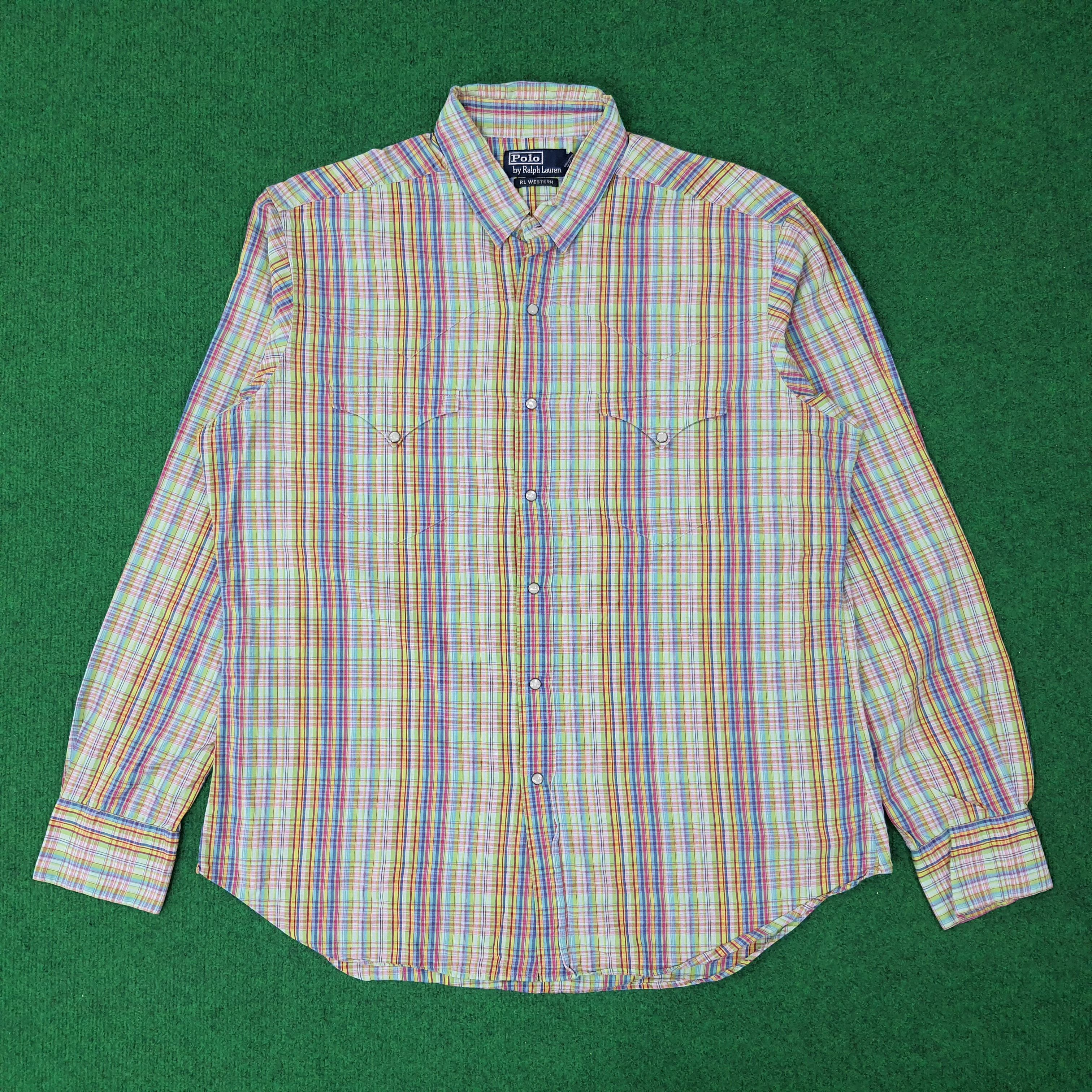 Polo Ralph Lauren Vintage Polo by Ralph Lauren Button Up Shirt C223N41 Size US L / EU 52-54 / 3 - 1 Thumbnail