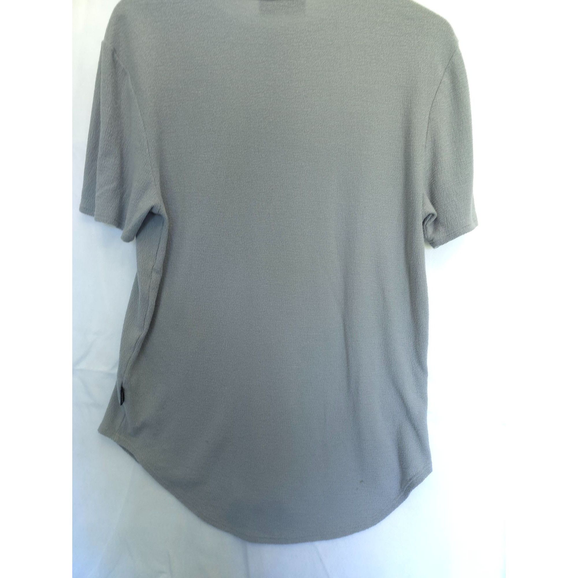 Vintage Vintage Nova Industries Gray Short Sleeve Textured Top Size Size M / US 6-8 / IT 42-44 - 5 Thumbnail