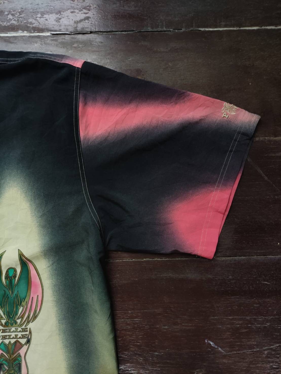 Pelle Pelle Vtg 90's Marc Buchanan Pelle Pelle " Totem Pole " Gradient Size US XXL / EU 58 / 5 - 8 Thumbnail