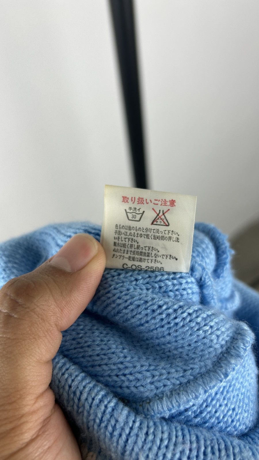 Asics × Japanese Brand × Vintage 1990s Asics - Blue Cyan Beanie Size ONE SIZE - 10 Thumbnail