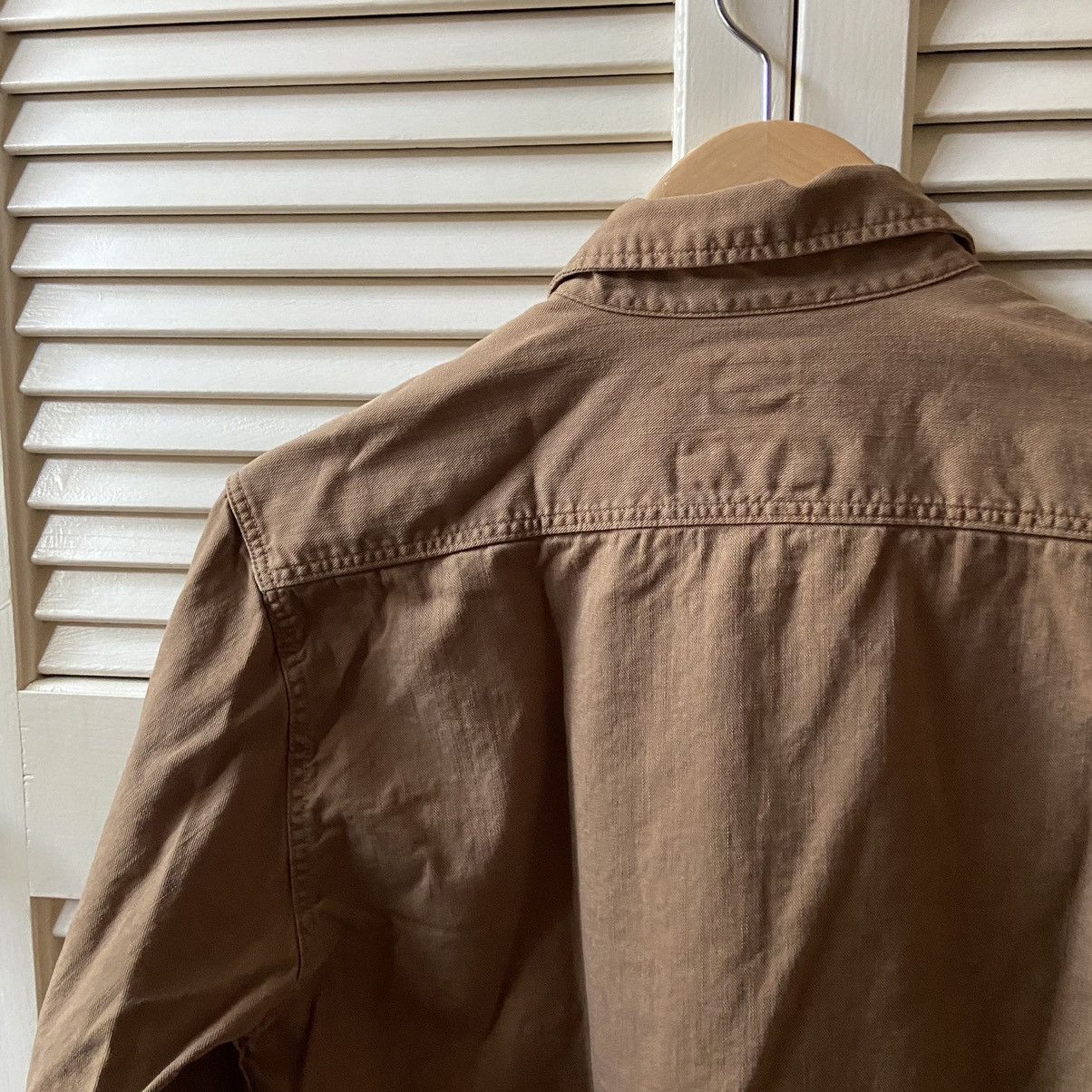 Runabout Goods Runabout Goods Cotton Twill LS Work Guide Shirt Walnut Brown Size US S / EU 44-46 / 1 - 8 Thumbnail