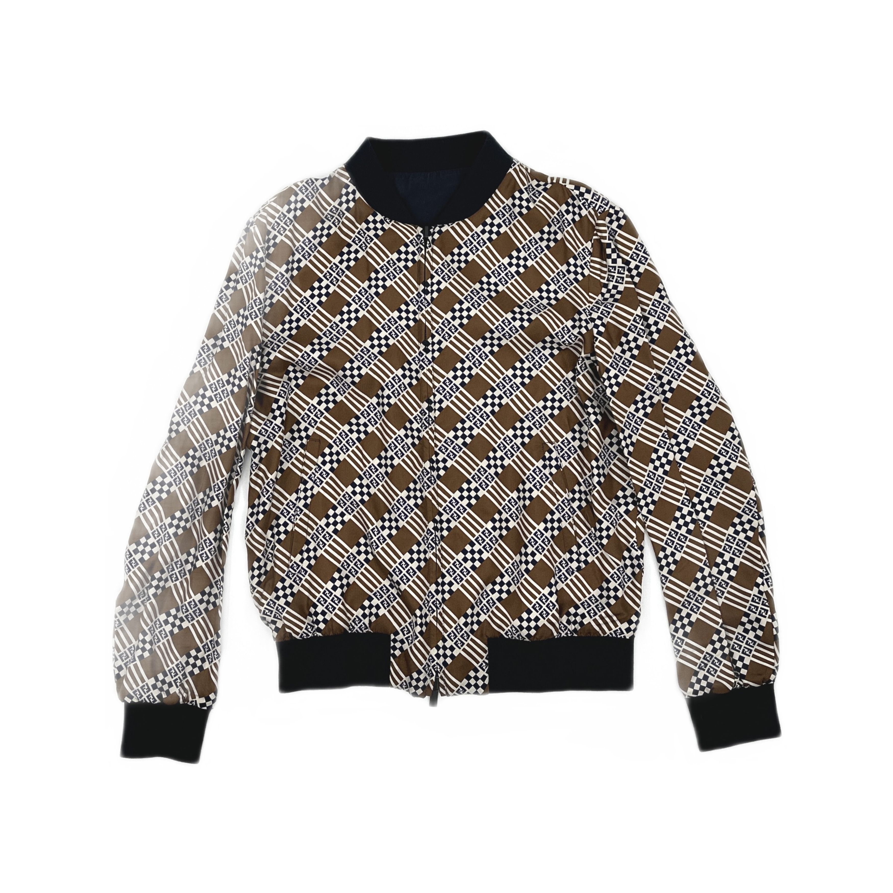 Fendi Fendi Reversible Logo Bomber Jacket IT 46 Size US S / EU 44-46 / 1 - 1 Thumbnail