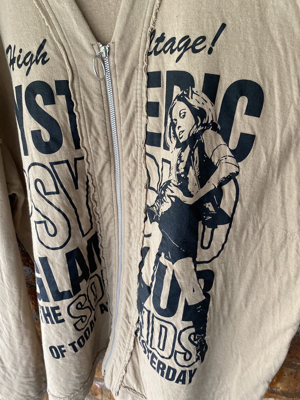 Hysteric Glamour 🔥 Oversize iconic logo zipper sweatshirt Size US L / EU 52-54 / 3 - 6 Thumbnail