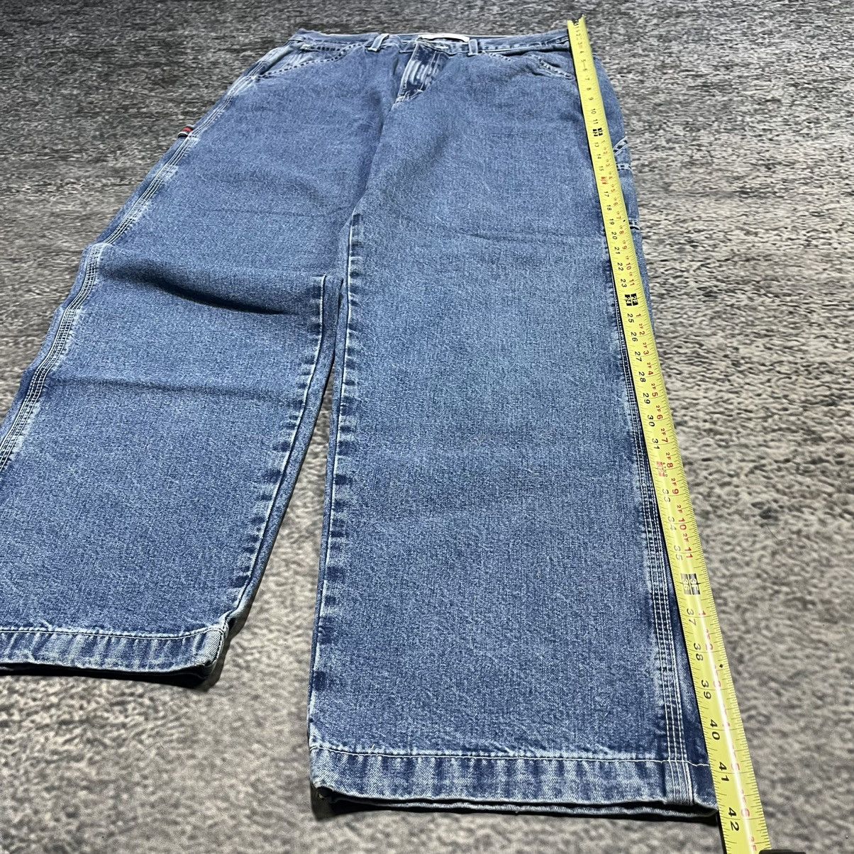 Tommy Hilfiger VINTAGE Y2K TOMMY HILFIGER BAGGY WIDE LEG CARPENTER JEANS Size US 32 / EU 48 - 10 Thumbnail