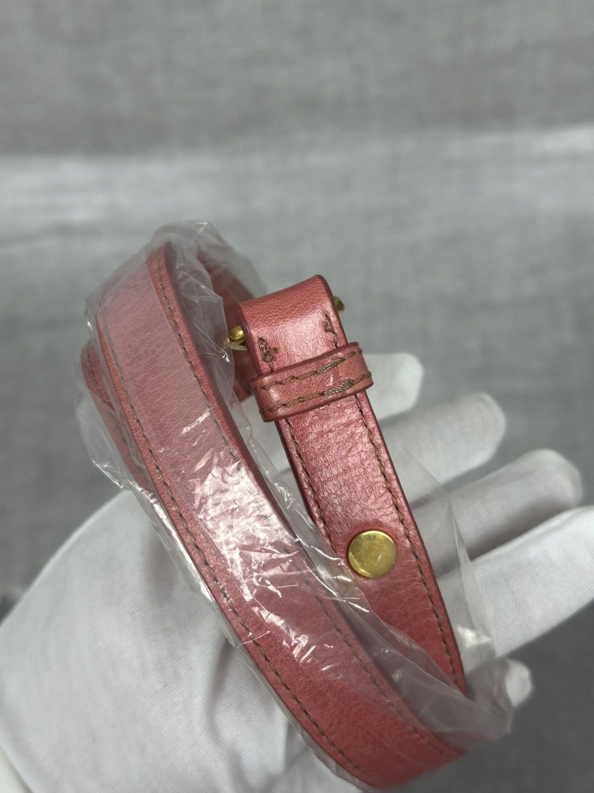 Miu Miu Miu Miu Vitello Lux Bow Bag — Coral Pink Leather — Size 26 Size ONE SIZE - 15 Thumbnail