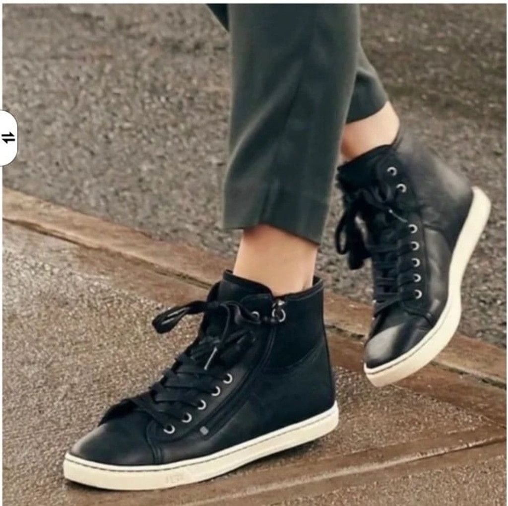 Ugg UGG Blaney Trainer Leather Fashion Hi-Top Sneakers Size 7 Size US 7.5 / IT 37.5 - 7 Thumbnail