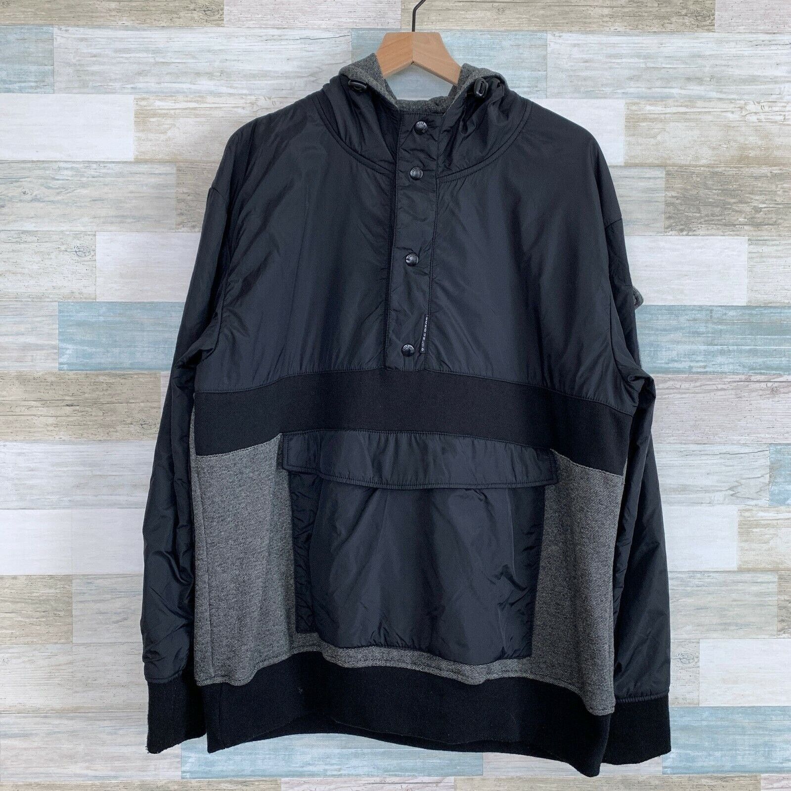 Ecko Unltd. Ecko Unltd Half Snap Button Sweatshirt Black Mens XL Size US XL / EU 56 / 4 - 1 Thumbnail