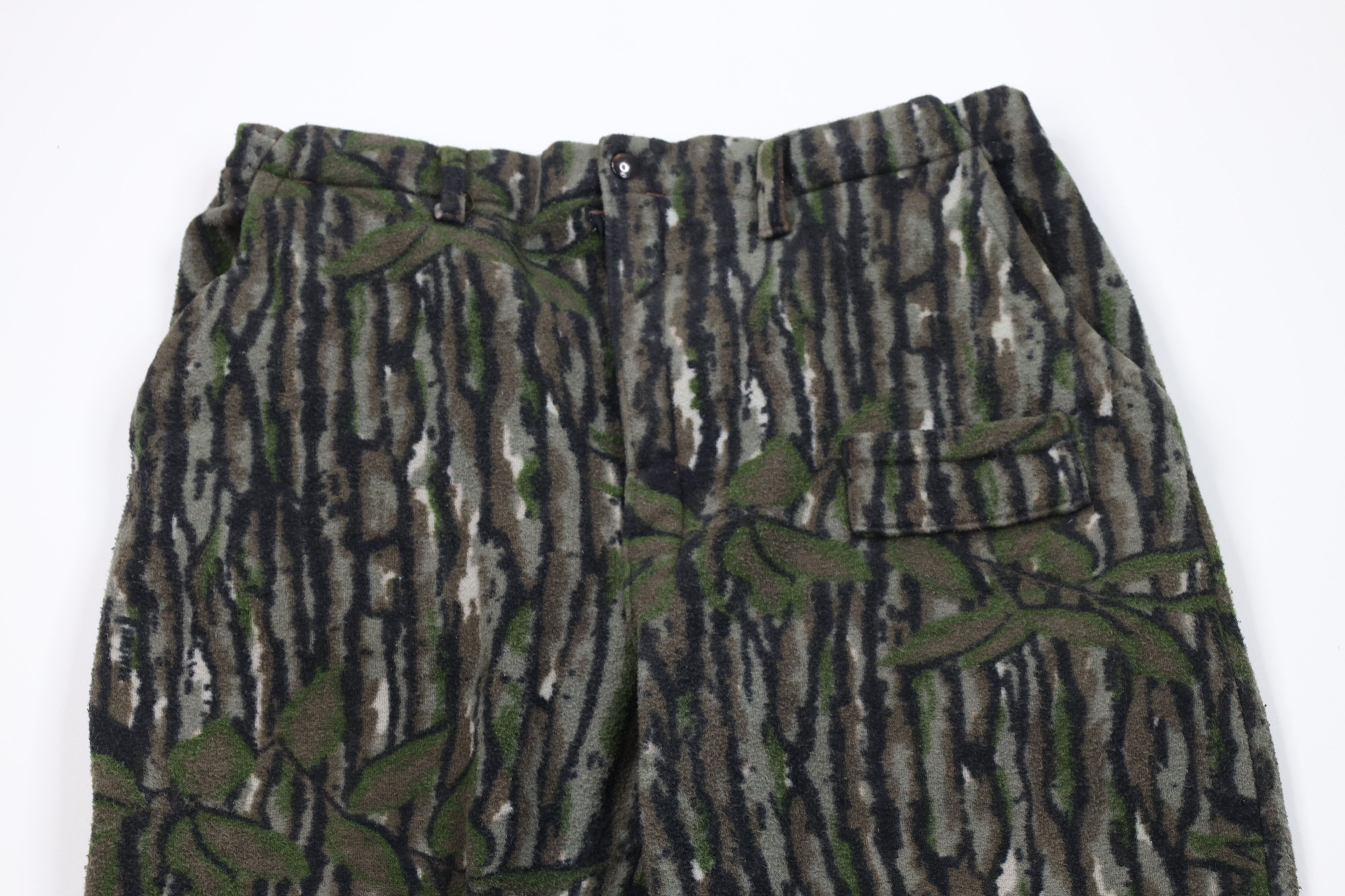 Walls Vintage 90s Walls Camouflage Fleece Sweatpants Joggers USA Size US 36 / EU 52 - 2 Thumbnail