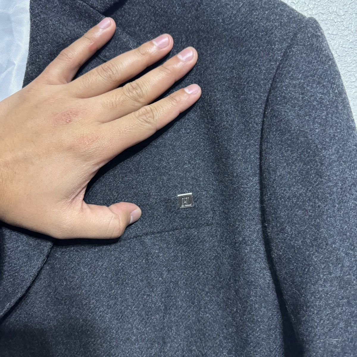 Helmut Lang NWT Helmut Lang Wool Charcoal Driver Blazer $795 Retail Size 46R - 2 Thumbnail