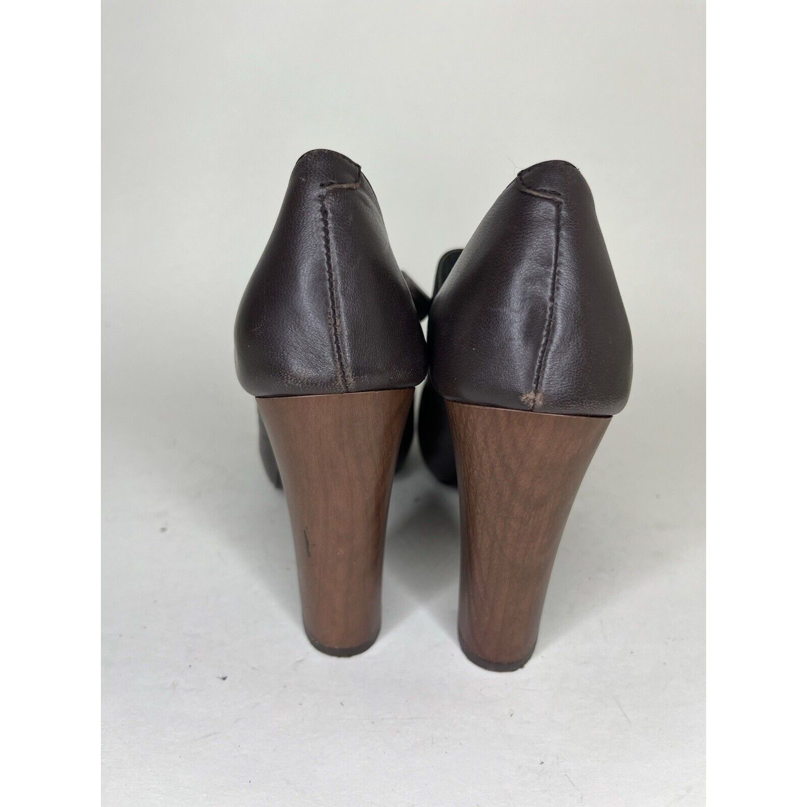 Joie Joie Brown Leather Mary Jane Strap Wooden Pump Heel Shoes Wo Size US 6 / IT 36 - 13 Thumbnail