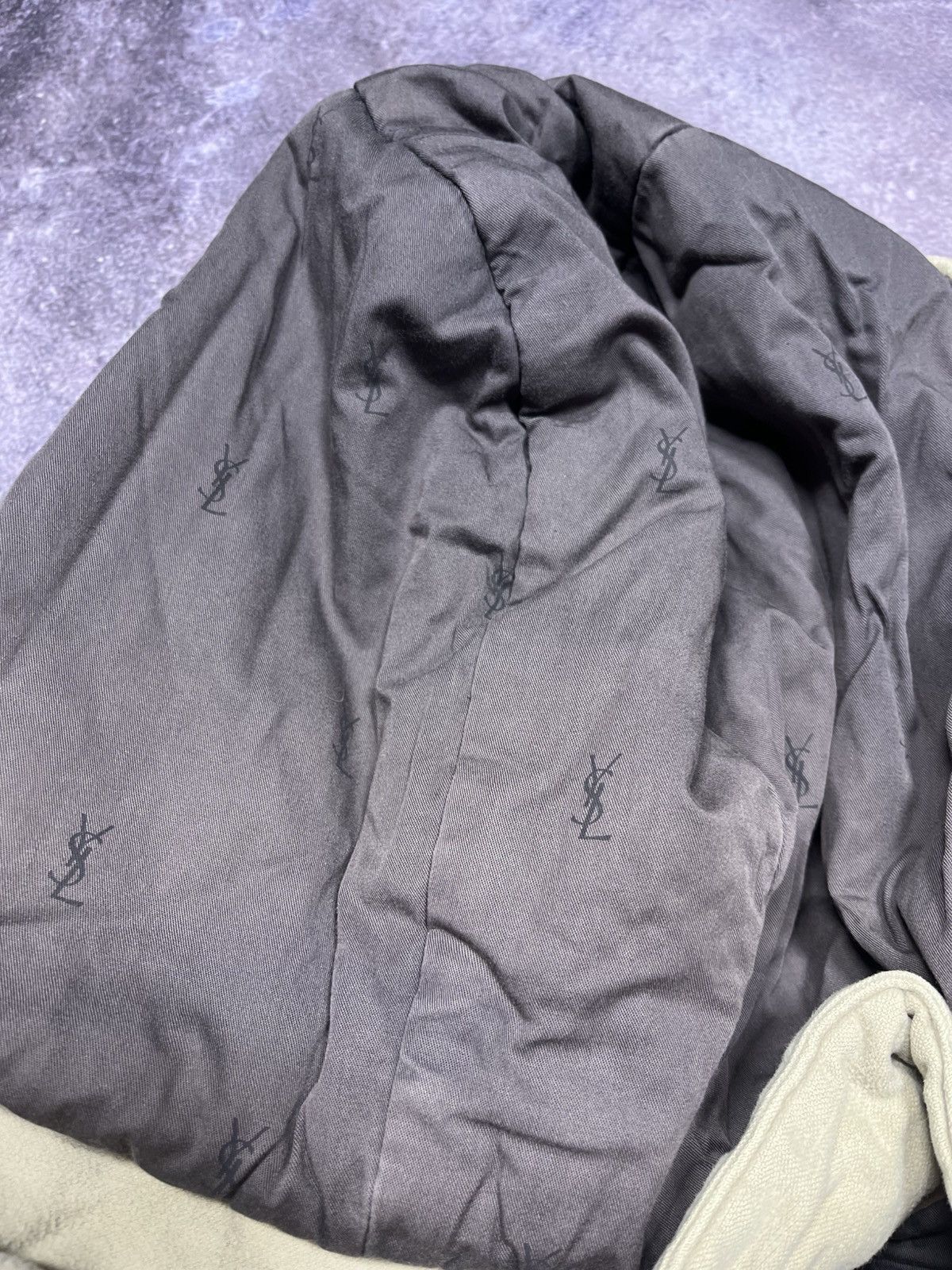 Yves Saint Laurent Yves Saint Laurent YSL Vintage jacket beige hood Parka Size US L / EU 52-54 / 3 - 15 Thumbnail