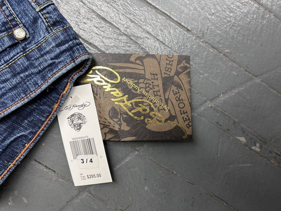 Christian Audigier × Ed Hardy Ed Hardy by Christian Audigier Tiger Jeans Women’s Size 26" / US 2 / IT 38 - 6 Thumbnail