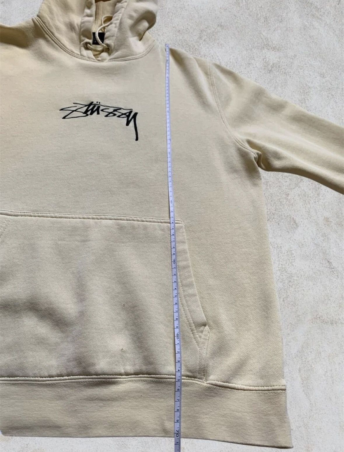 Japanese Brand × Vintage Vintage 90s Hoodie Stussy made in the USA size Medium Size US M / EU 48-50 / 2 - 9 Thumbnail