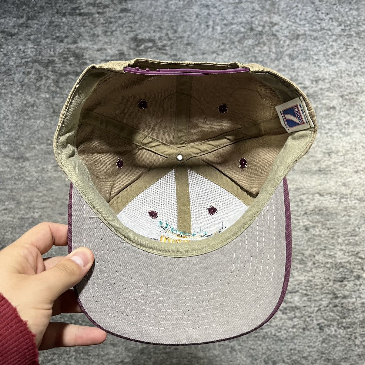 Logo 7 Vintage 90s Indianapolis 500 Racing Embroidered Snapback Hat Size ONE SIZE - 4 Thumbnail