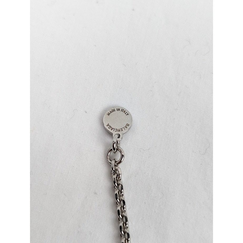 Balenciaga o1rshd1 Q:4 / Size: OS / Cities Paris Necklace Shiny Silver Size ONE SIZE - 6 Thumbnail