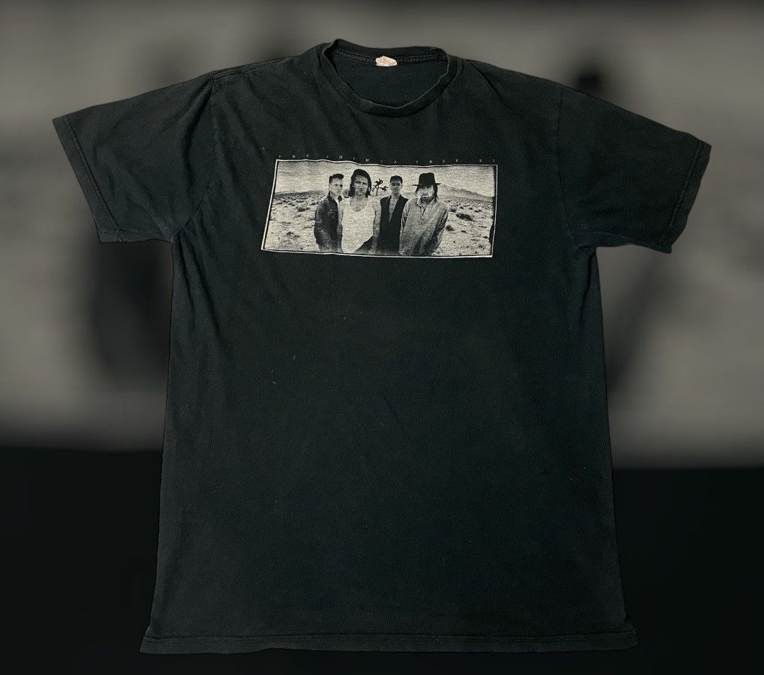 Band Tees × Vintage Vintage U2 The Joshua Tree 1987 Band T Shirt Size US M / EU 48-50 / 2 - 1 Thumbnail