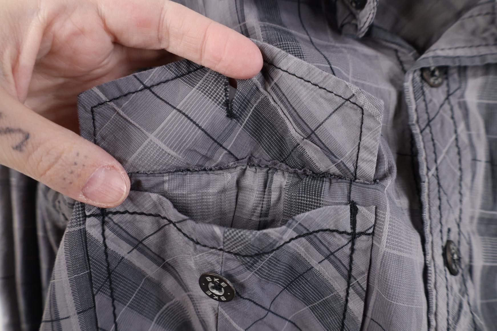 Vintage Buckle BKE Stretch Thick Stitch UFC MMA Button Shirt Plaid Size US M / EU 48-50 / 2 - 7 Thumbnail