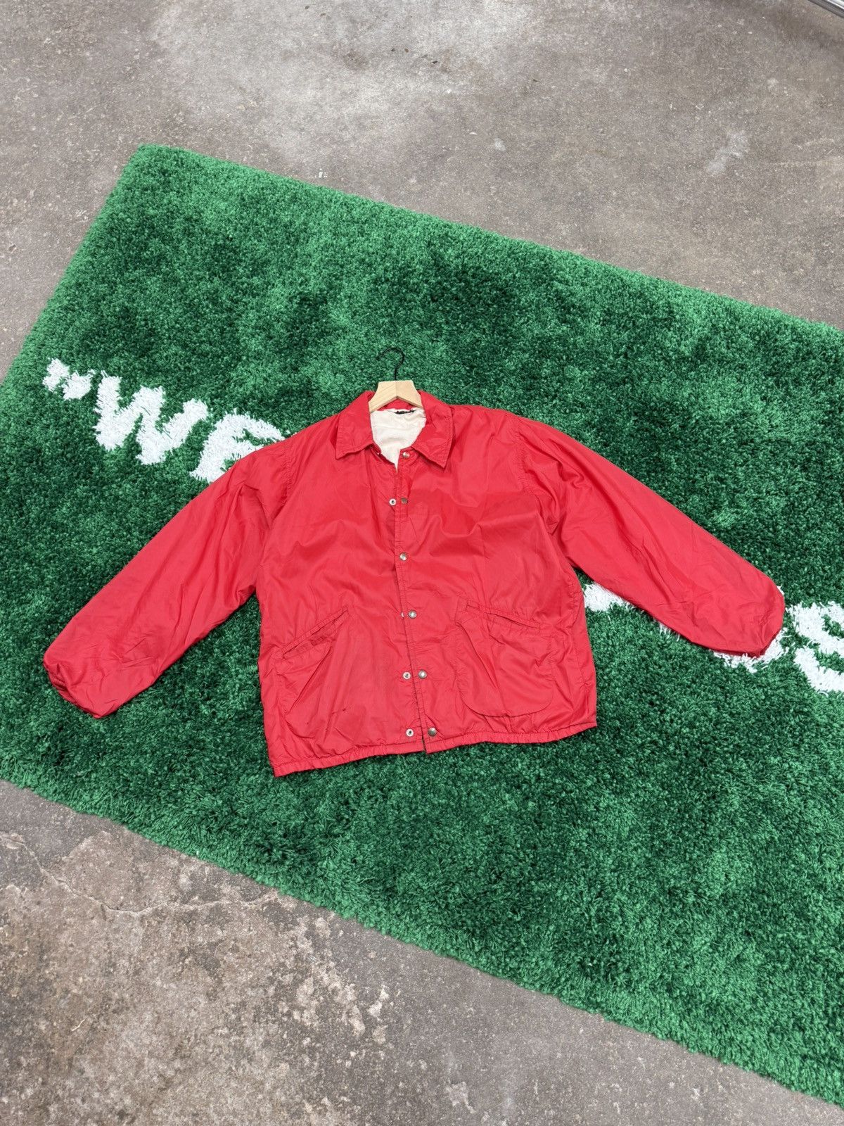 Vintage GRAIL Floral Park Baseball Coach Jacket Red Aime Knight Size US M / EU 48-50 / 2 - 5 Thumbnail