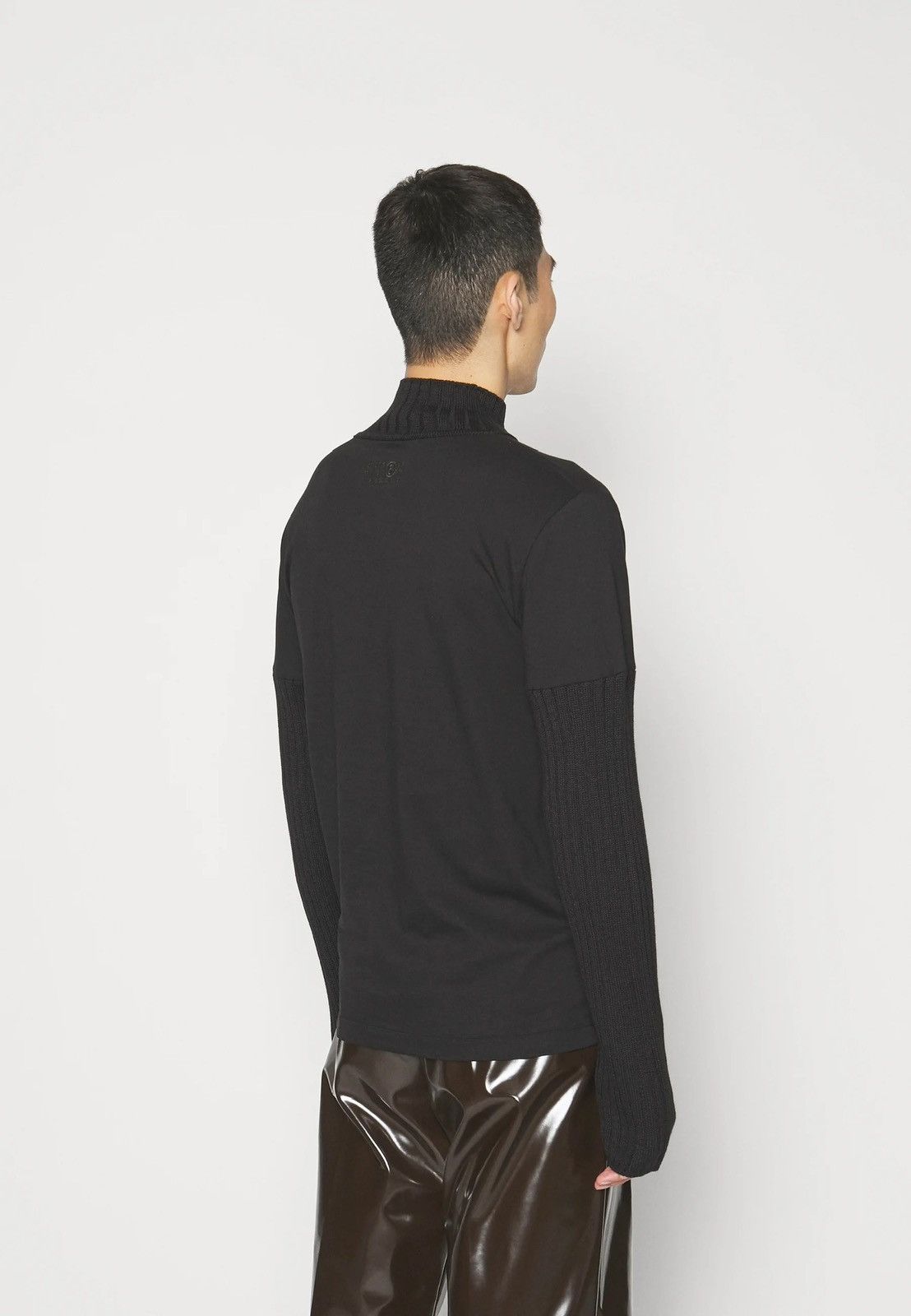Maison Margiela !DS! SS23 Maison Margiela Long Sleeved Black Top Sweater Size US XL / EU 56 / 4 - 5 Thumbnail