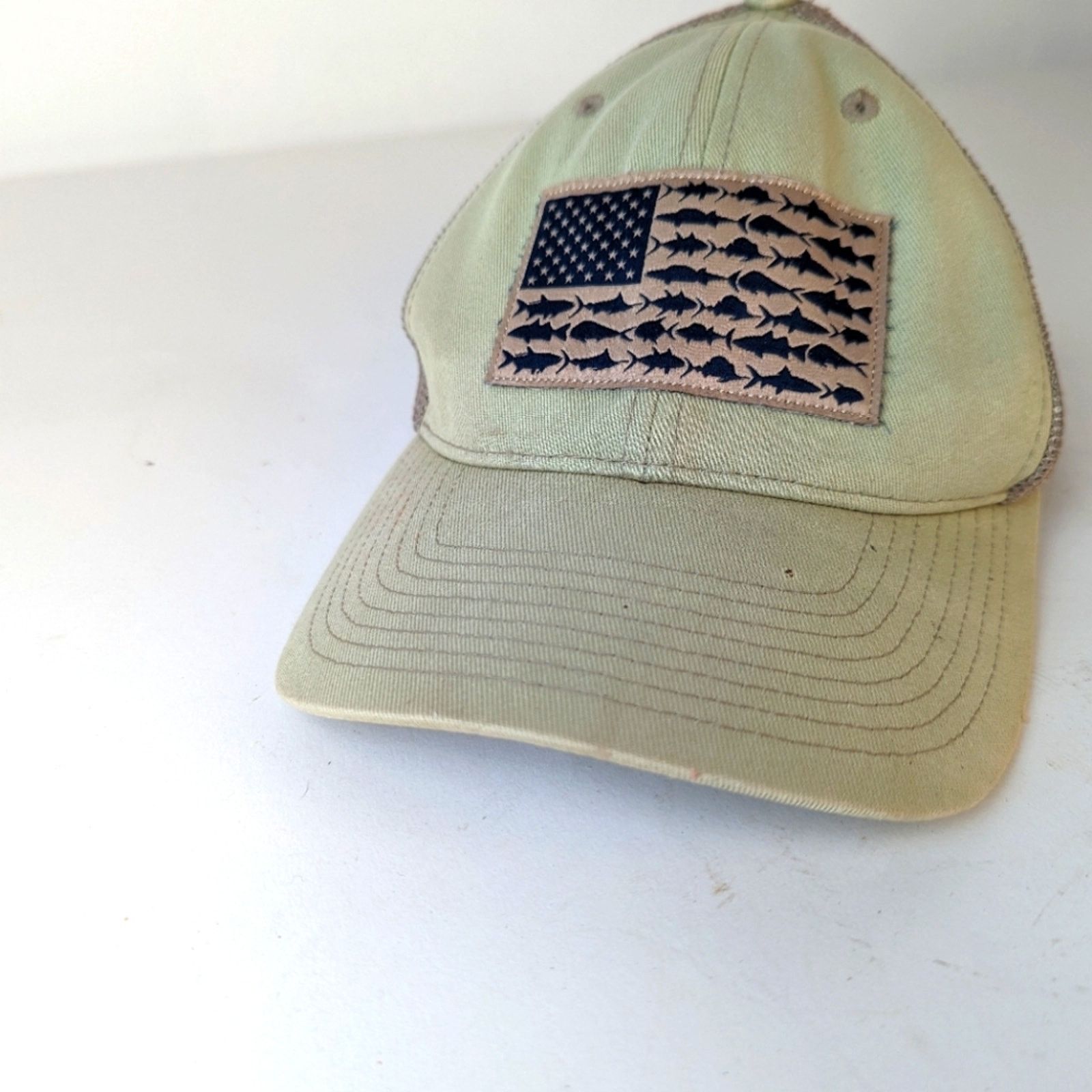 Columbia Columbia PFG Fish Flag Mesh Ball Cap Size ONE SIZE - 1 Thumbnail