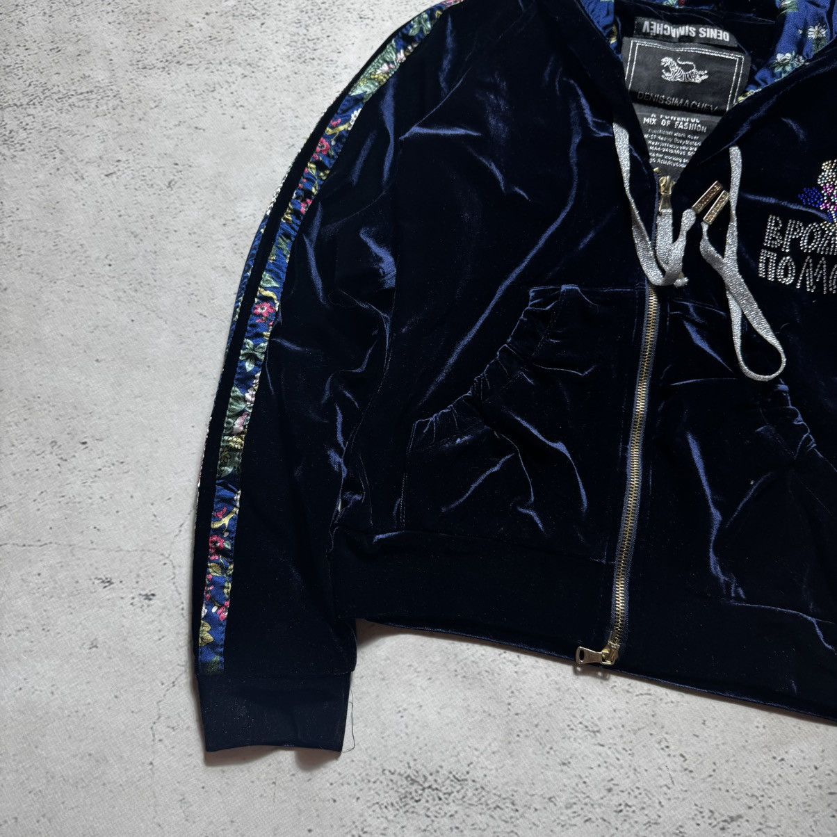 Denis Simachev y2k velour flowers zip hoodie denis simachev with big logo Size M / US 6-8 / IT 42-44 - 10 Thumbnail