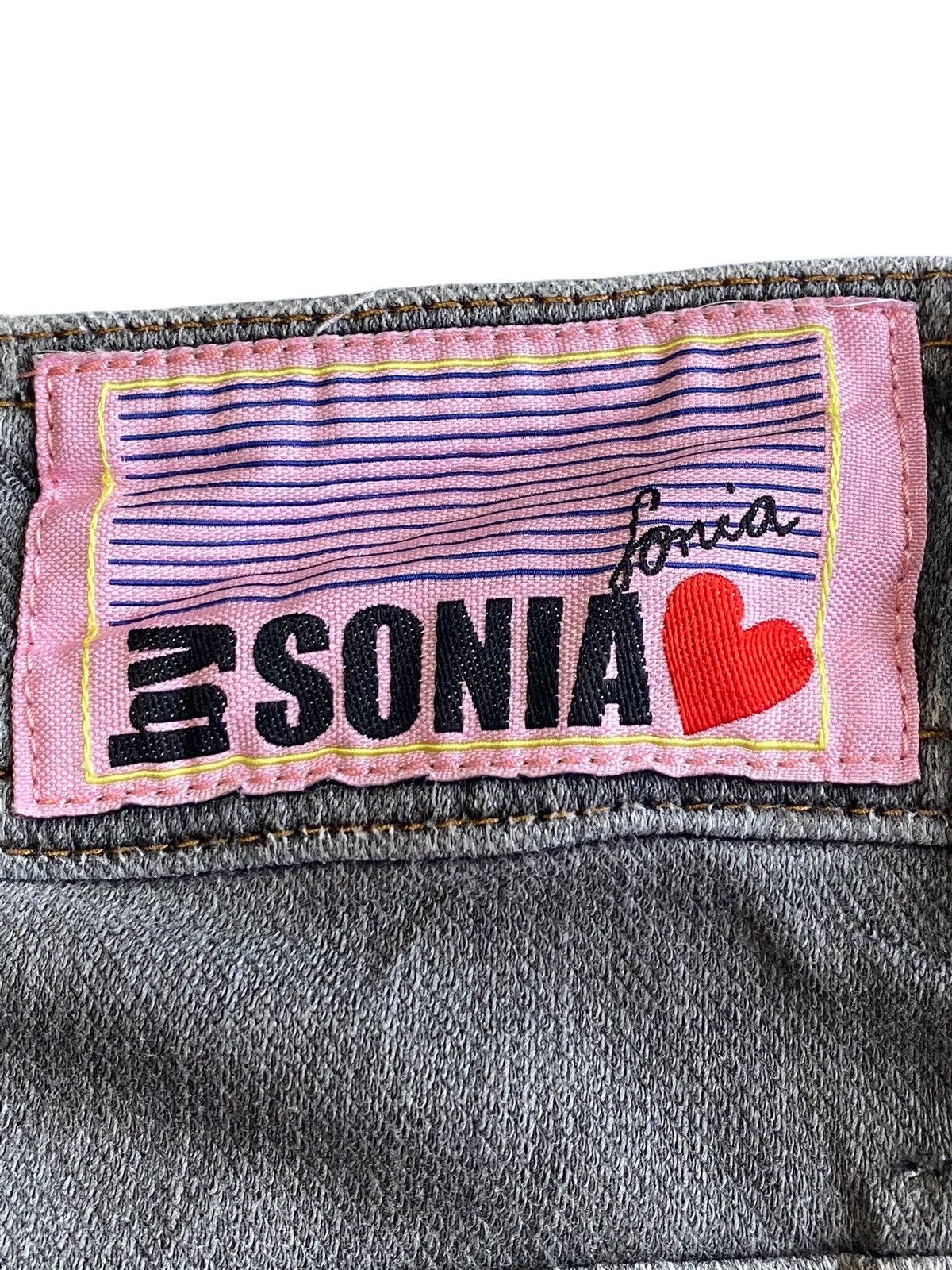 Sonia Rykiel Vintage Sonia Love Denim Bootcut Style Jeans Size 31" - 14 Thumbnail