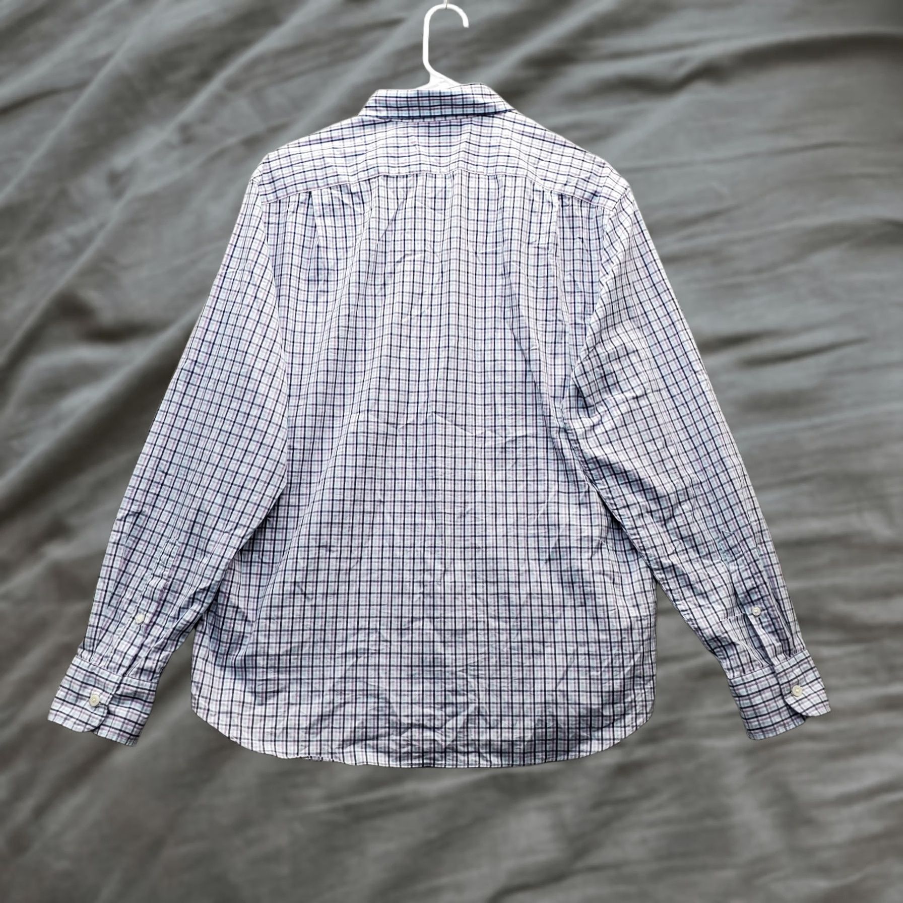 J.Crew J.CREW Casual Shirt Mens Large Multi Check Performance Slim Collared Button Down Size US L / EU 52-54 / 3 - 1 Thumbnail