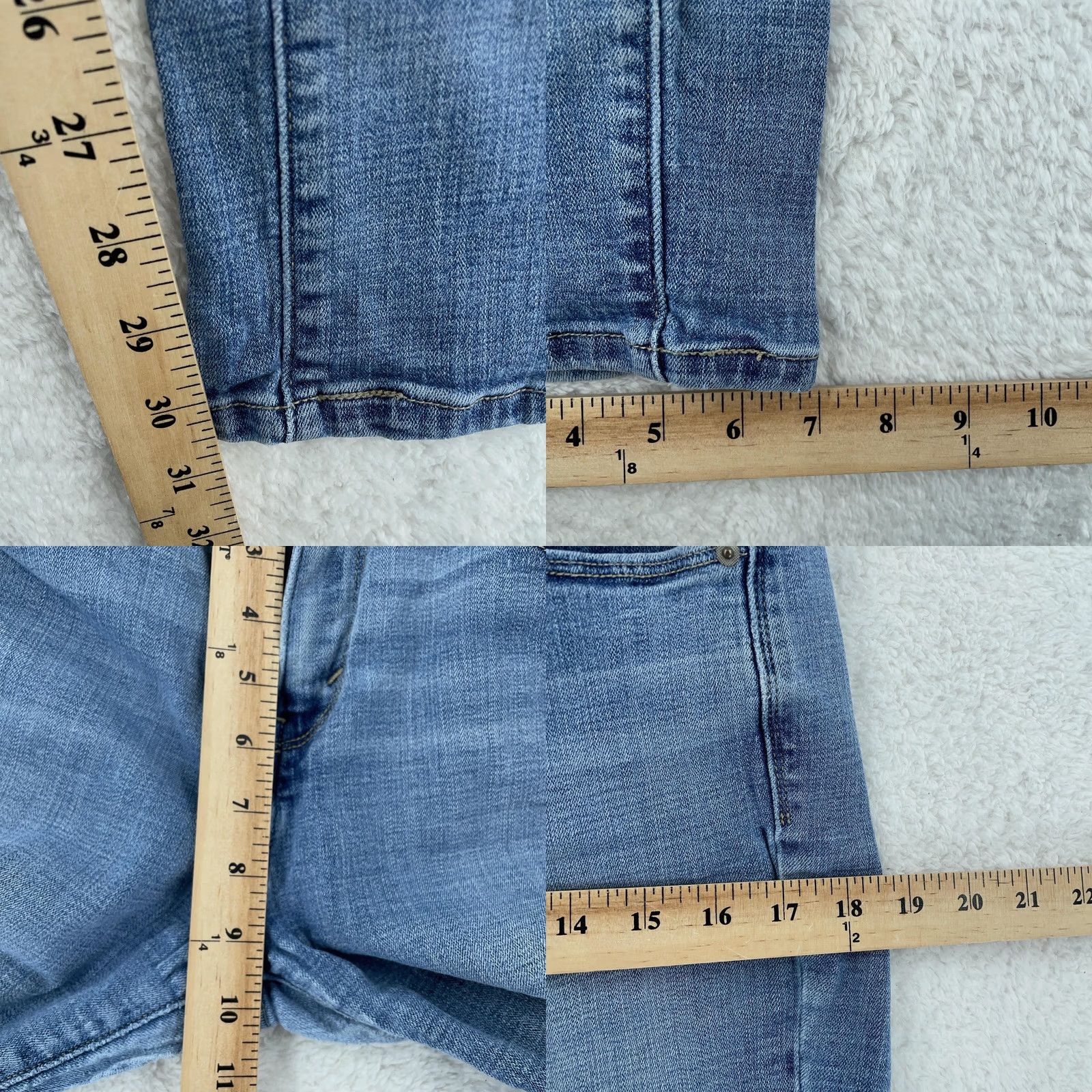 Levi's Levi's 505 Jeans Regular Fit Denim Blue 30x31 Straight Mens Cotton Zip Vintage No Size US 30 / EU 46 - 8 Thumbnail