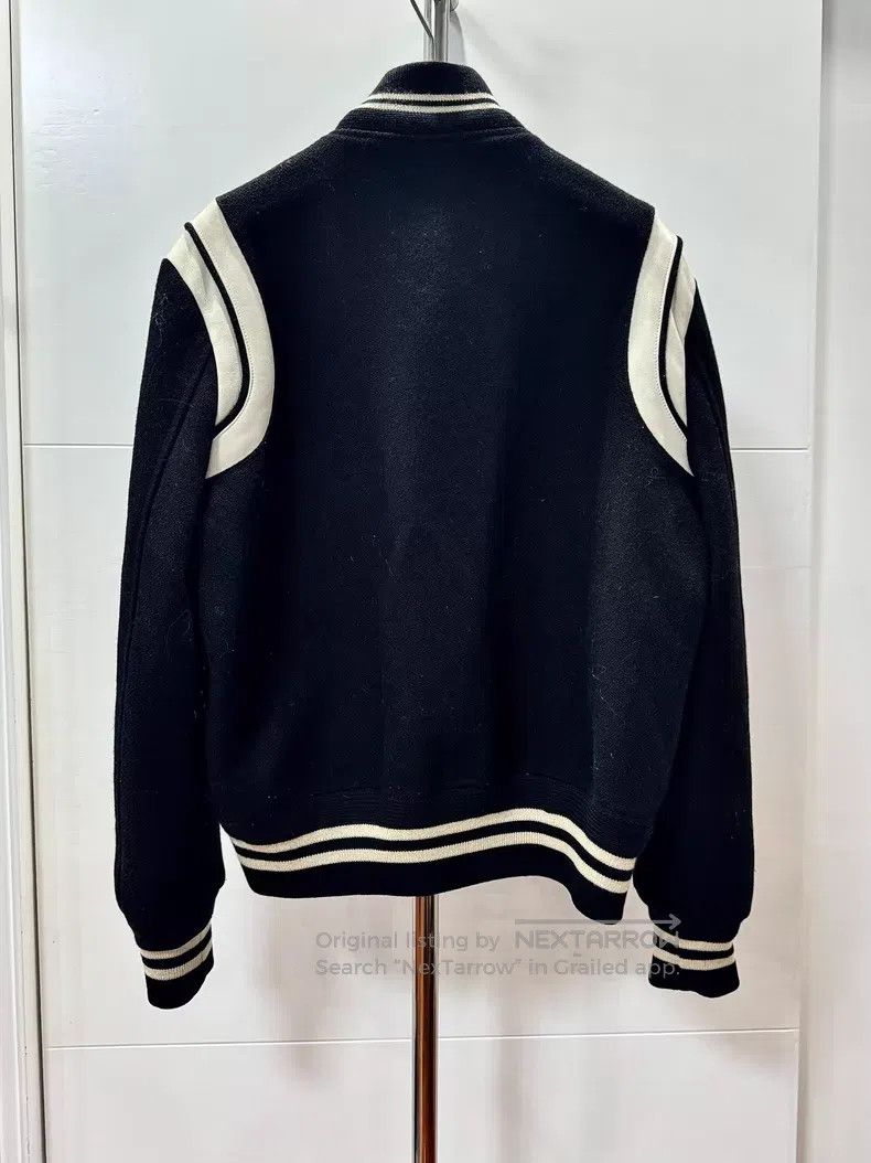 Saint Laurent Paris Saint Laurent Paris Original Black and White Baseball Jack Size US M / EU 48-50 / 2 - 2 Thumbnail
