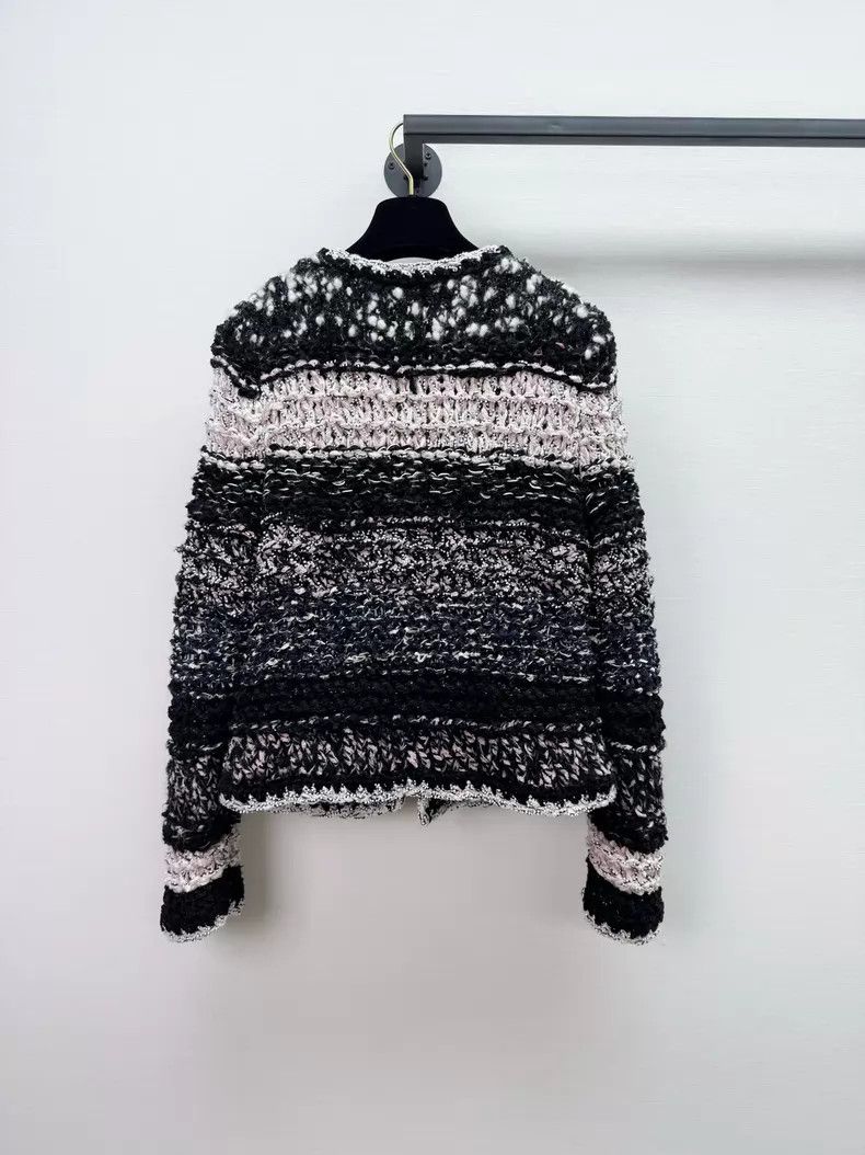 Chanel Chanel Overweight black pink beaded braided jacket Size XS / US 0-2 / IT 36-38 - 7 Thumbnail