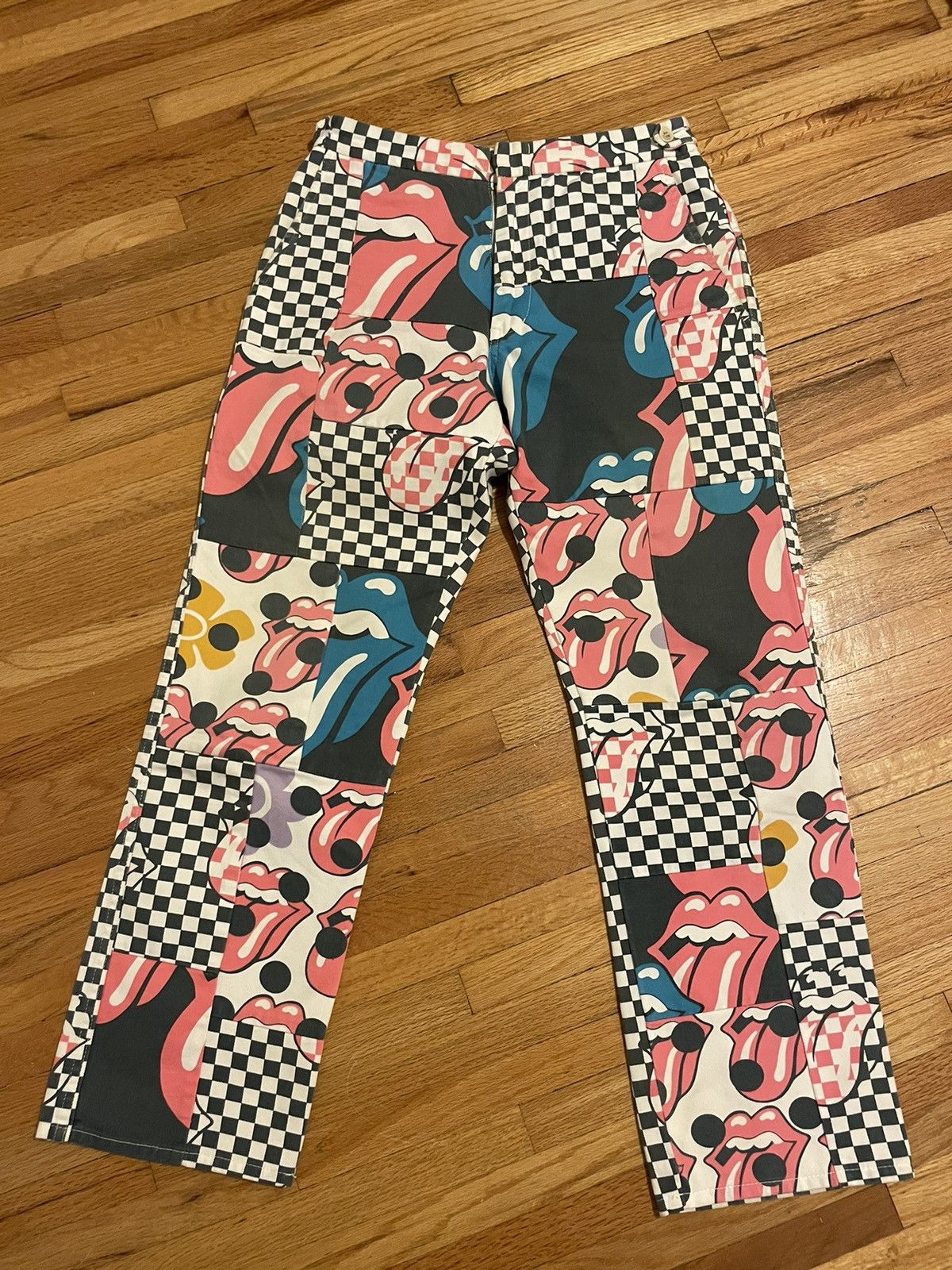 Comme des Garcons Homme Plus SS06 Rolling Stones Patch Worked Trouser Size US 28 / EU 44 - 1 Thumbnail